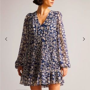 NWT Ted Baker TARISSA Tiered Swing Mini Dress Size Small